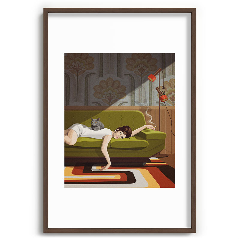 Waiting Game Framed Art Print Gallery Image 68