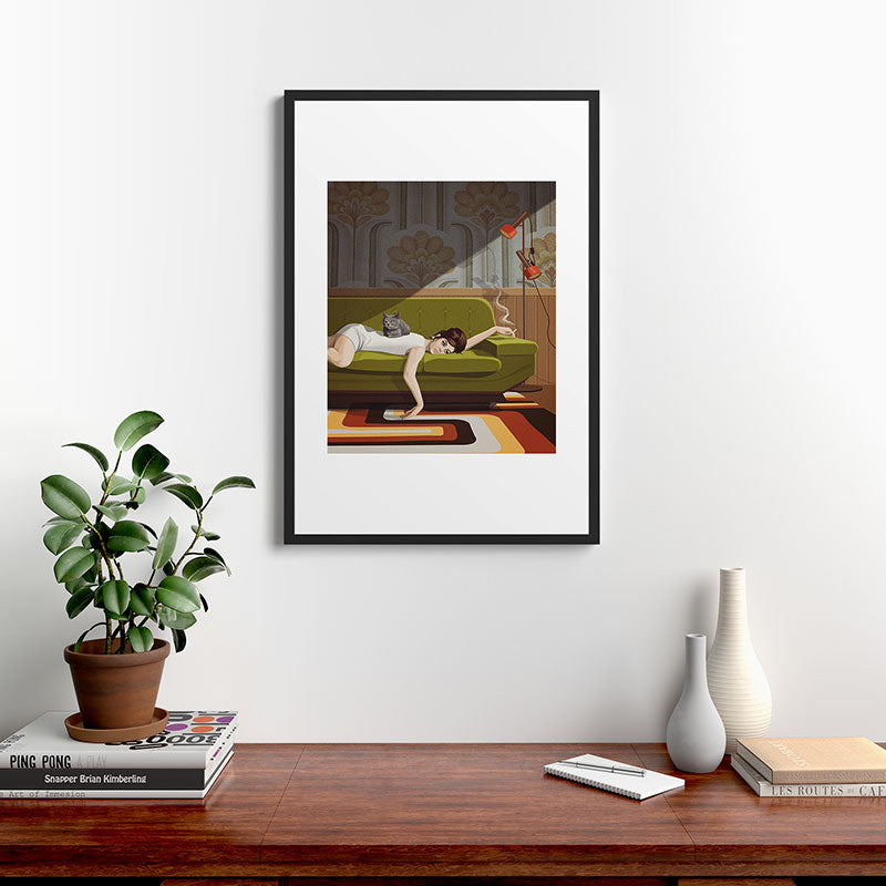 Waiting Game Framed Art Print Gallery Image 6