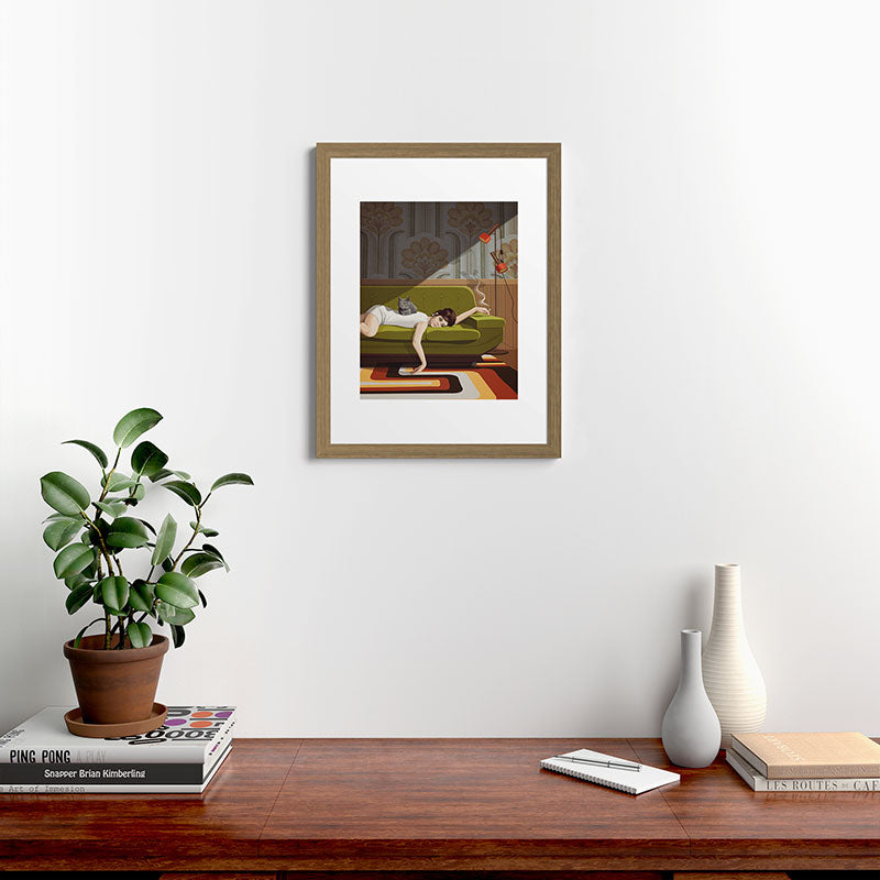Waiting Game Framed Art Print Gallery Image 40