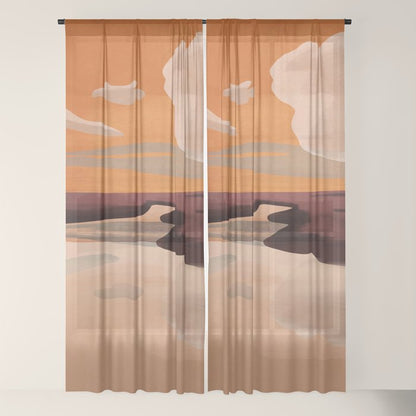 Abstract Art Landscape 70 Window Curtain Gallery Image 22