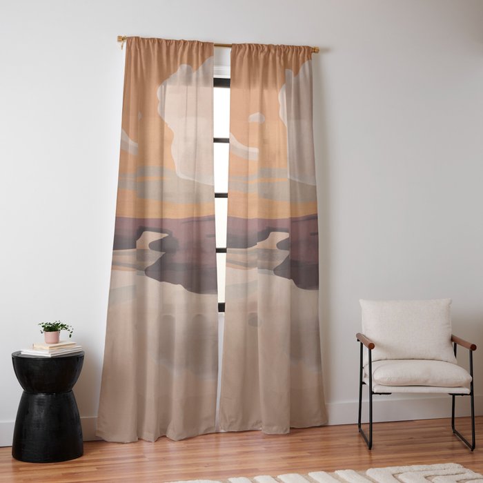 Abstract Art Landscape 70 Window Curtain Gallery Image 14