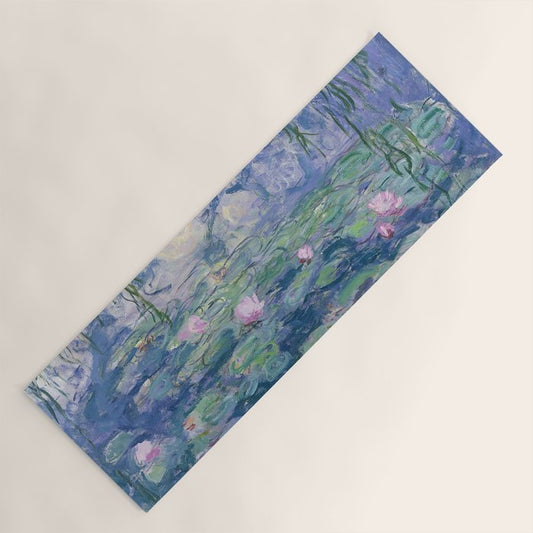 Water Lilies Claude Monet Fine Art Yoga Mat Gallery Image 1