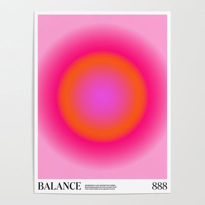 Gradient Angel Numbers: Balance Poster Gallery Image 2