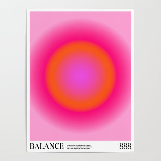 Gradient Angel Numbers: Balance Poster Gallery Image 2