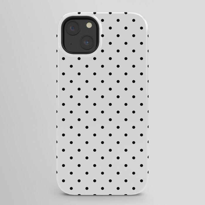 Small Black Polka dots Background iPhone Case Gallery Image 22
