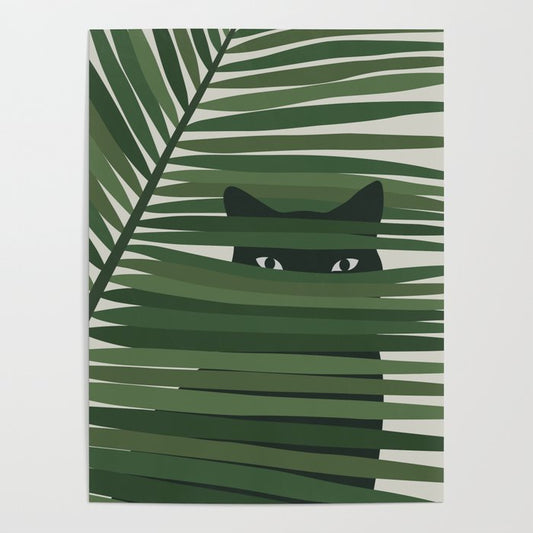 Cat and Plant 53 Poster Gallery Image 2