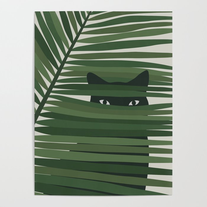 Cat and Plant 53 Poster Gallery Image 3