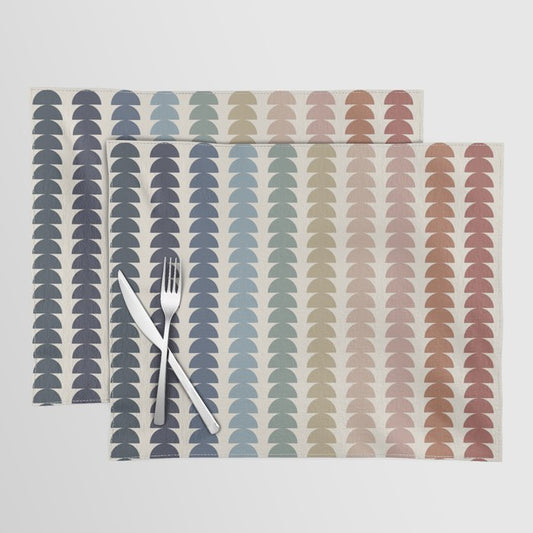 Maude Pattern- Vintage Multicolor Placemat Gallery Image 2