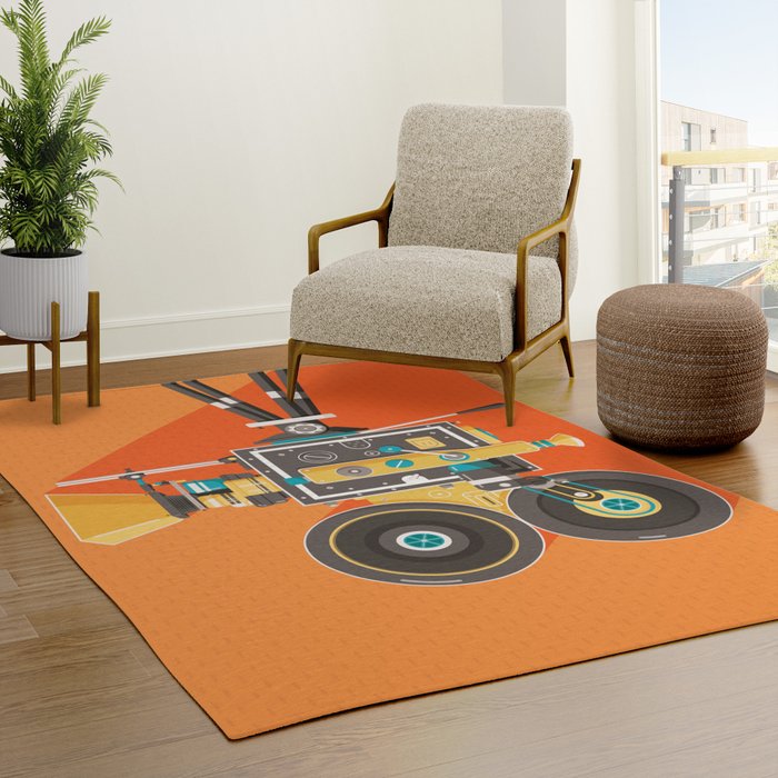 Cine Orange Lens Rug Gallery Image 3