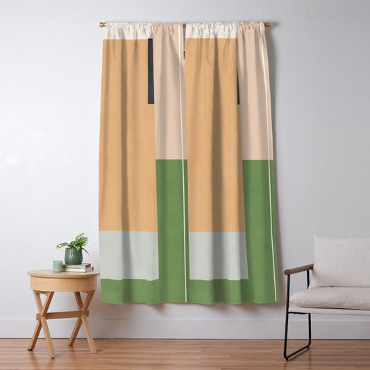 Geometric Abstract 114 Window Curtain Gallery Image 1
