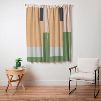 Geometric Abstract 114 Window Curtain Gallery Image 3