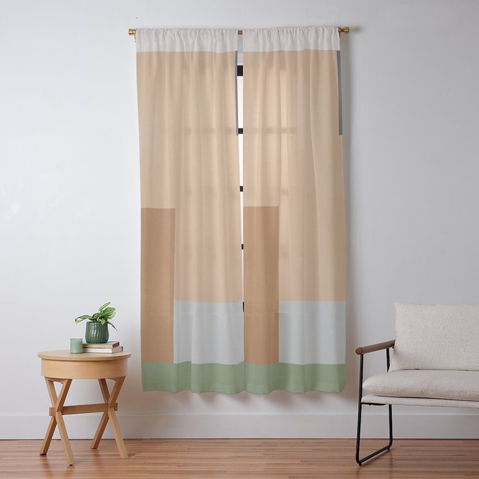 Geometric Abstract 114 Window Curtain Gallery Image 13