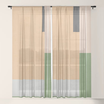 Geometric Abstract 114 Window Curtain Gallery Image 17