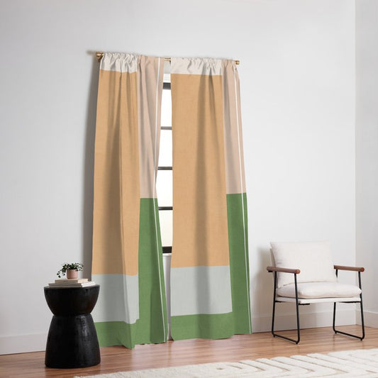 Geometric Abstract 114 Window Curtain Gallery Image 2