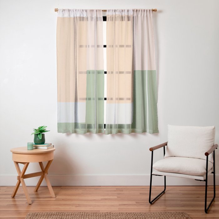 Geometric Abstract 114 Window Curtain Gallery Image 23