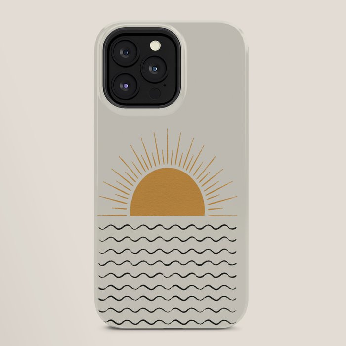 Sunrise Ocean - Mid Century Modern Style iPhone Case Gallery Image 28