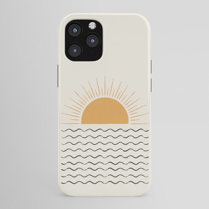 Sunrise Ocean - Mid Century Modern Style iPhone Case Gallery Image 43