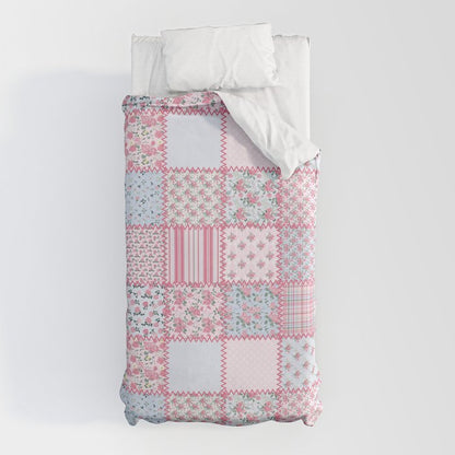 Pretty Pastel Patchwork Duvet Cover Gallery Image 10