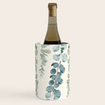 Watercolor Eucalyptus Leaves Wine Chiller Gallery Image 1