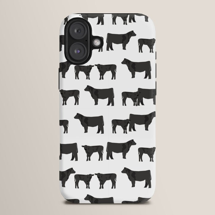 Angus Cattle breed farm gifts must have cow animal iPhone Case Gallery Image 14