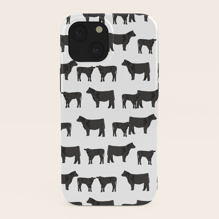 Angus Cattle breed farm gifts must have cow animal iPhone Case Gallery Image 38