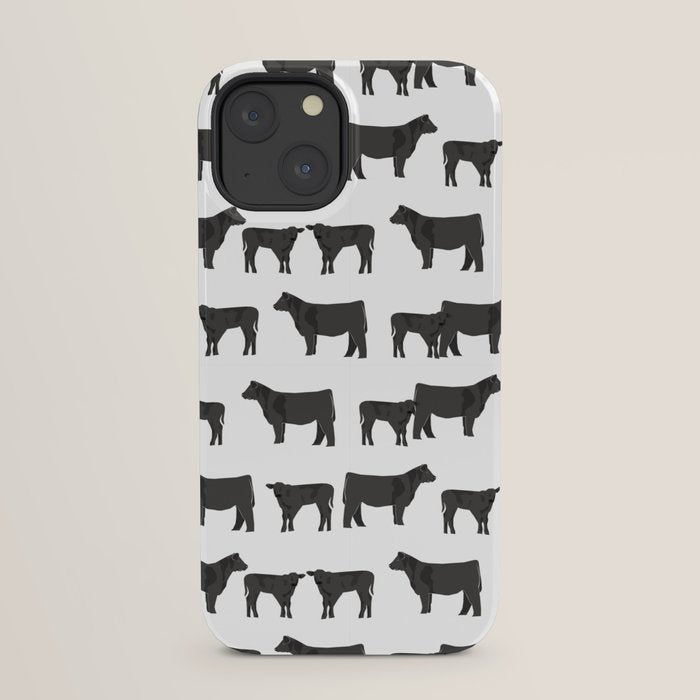 Angus Cattle breed farm gifts must have cow animal iPhone Case Gallery Image 21