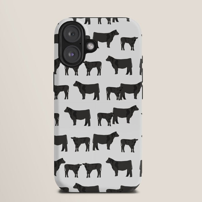 Angus Cattle breed farm gifts must have cow animal iPhone Case Gallery Image 9