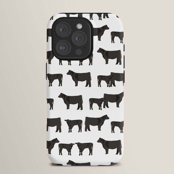 Angus Cattle breed farm gifts must have cow animal iPhone Case Gallery Image 15