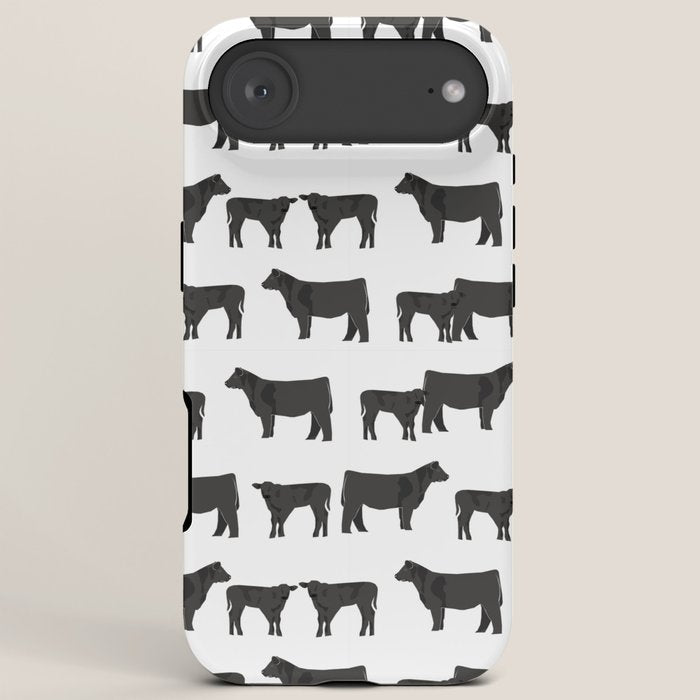 Angus Cattle breed farm gifts must have cow animal iPhone Case Gallery Image 6