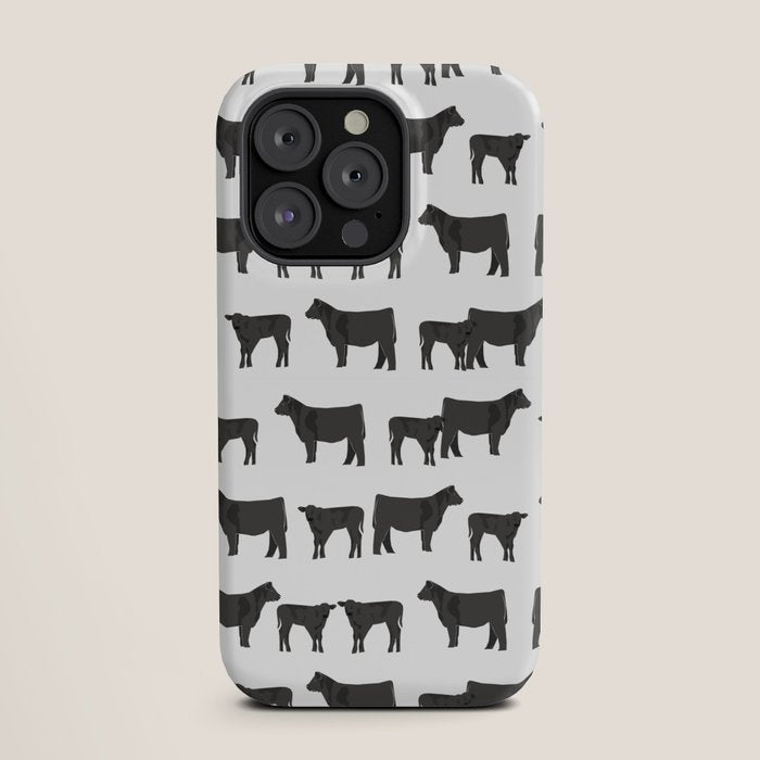Angus Cattle breed farm gifts must have cow animal iPhone Case Gallery Image 19