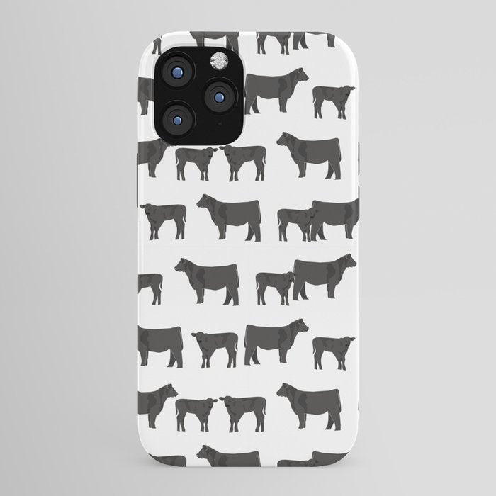 Angus Cattle breed farm gifts must have cow animal iPhone Case Gallery Image 43