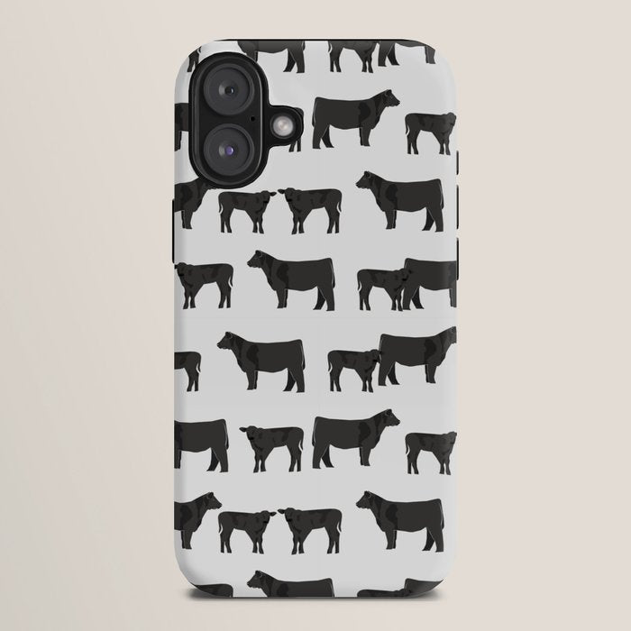 Angus Cattle breed farm gifts must have cow animal iPhone Case Gallery Image 10
