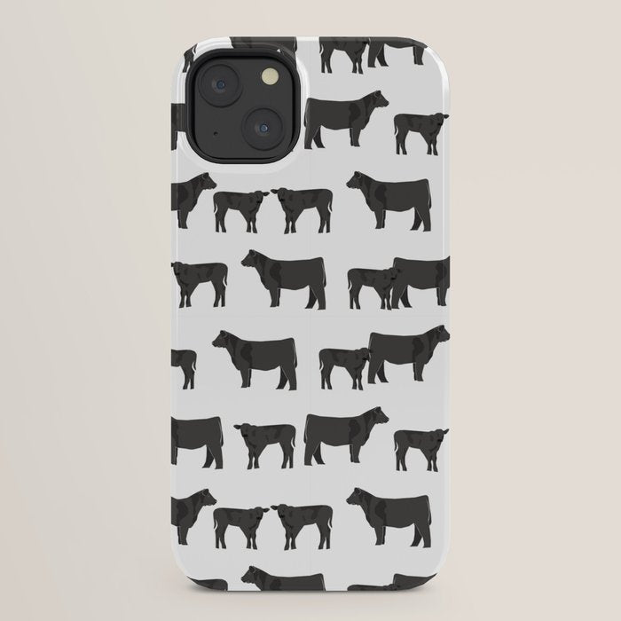 Angus Cattle breed farm gifts must have cow animal iPhone Case Gallery Image 22