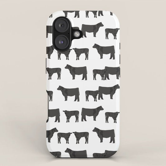 Angus Cattle breed farm gifts must have cow animal iPhone Case Gallery Image 1