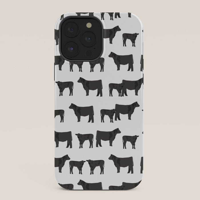 Angus Cattle breed farm gifts must have cow animal iPhone Case Gallery Image 36