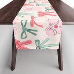 Fancy Christmas Ribbons and Bows Table Runner Gallery Image 1