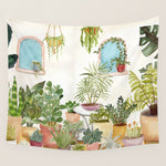 plant lady Wall Tapestry Gallery Image 1