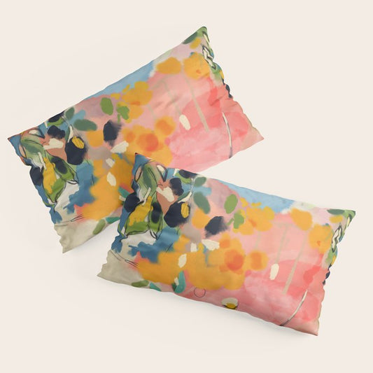 garden with sea view and olive tree Pillow Sham Gallery Image 2