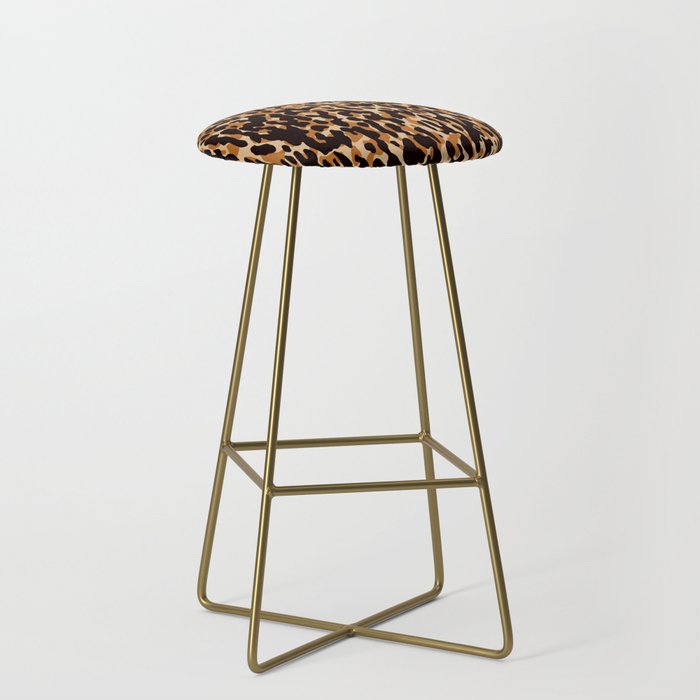 Animal Print Leopard Pattern Stool Gallery Image 2