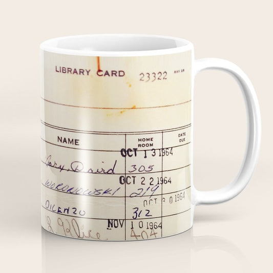 Library Card 23322 Coffee Mug Gallery Image 1