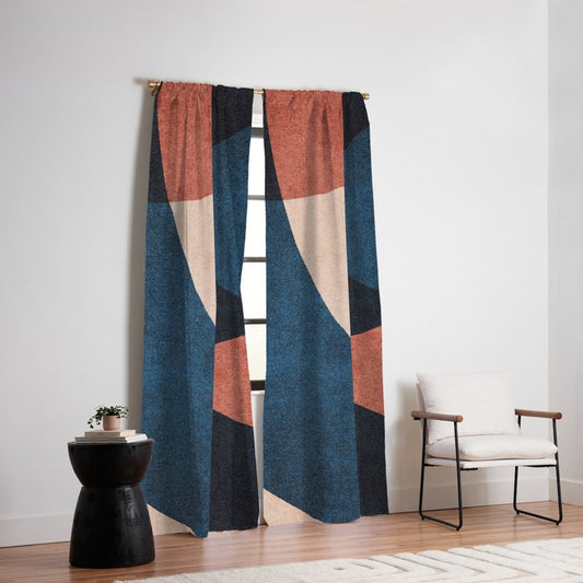 ABSTRACT ALPHABET / Gothic C Window Curtain Gallery Image 2