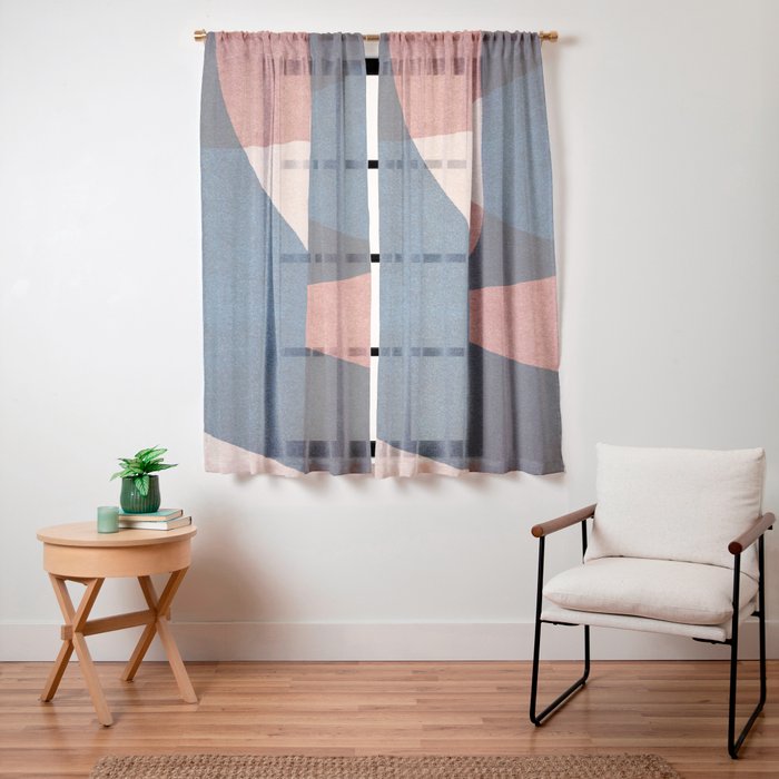 ABSTRACT ALPHABET / Gothic C Window Curtain Gallery Image 19
