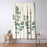 Watercolor Eucalyptus Window Curtain Gallery Image 1