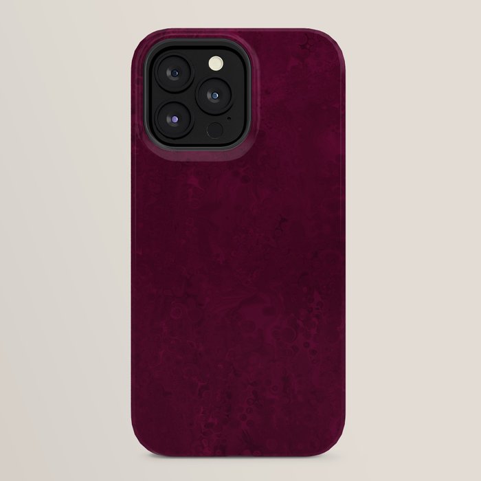 Hand painted modern abstract burgundy marble watercolor iPhone Case Gallery Image 24