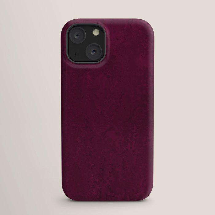 Hand painted modern abstract burgundy marble watercolor iPhone Case Gallery Image 17