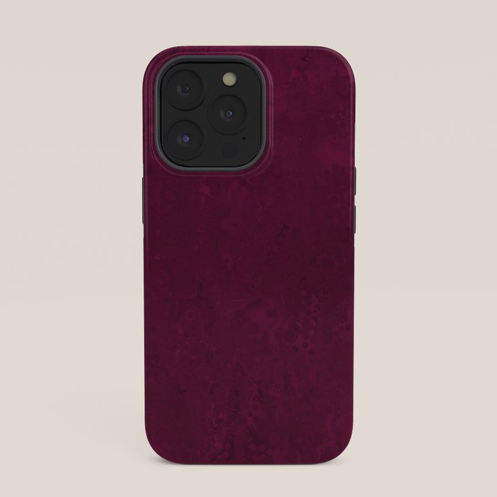 Hand painted modern abstract burgundy marble watercolor iPhone Case Gallery Image 35