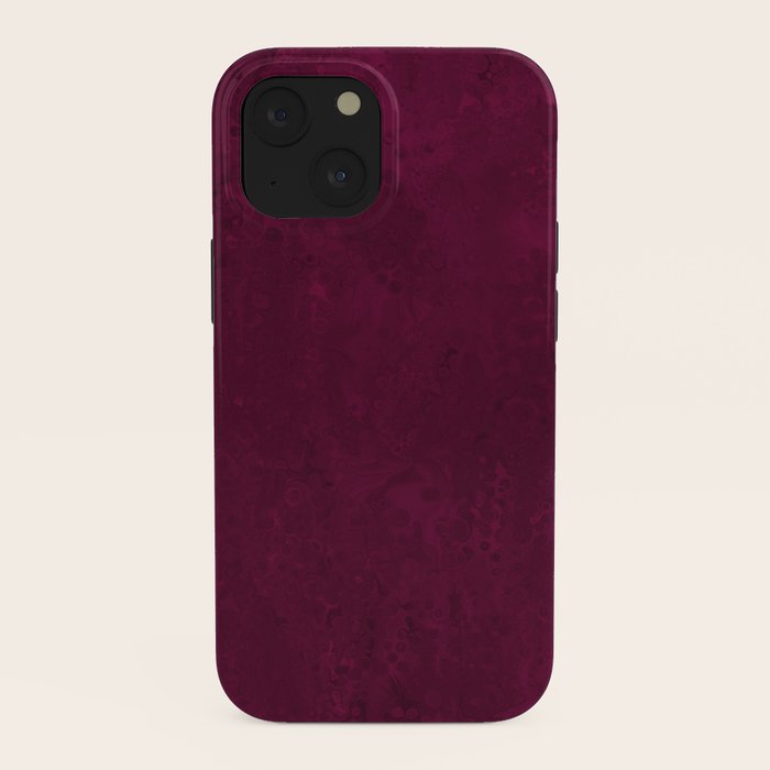 Hand painted modern abstract burgundy marble watercolor iPhone Case Gallery Image 38
