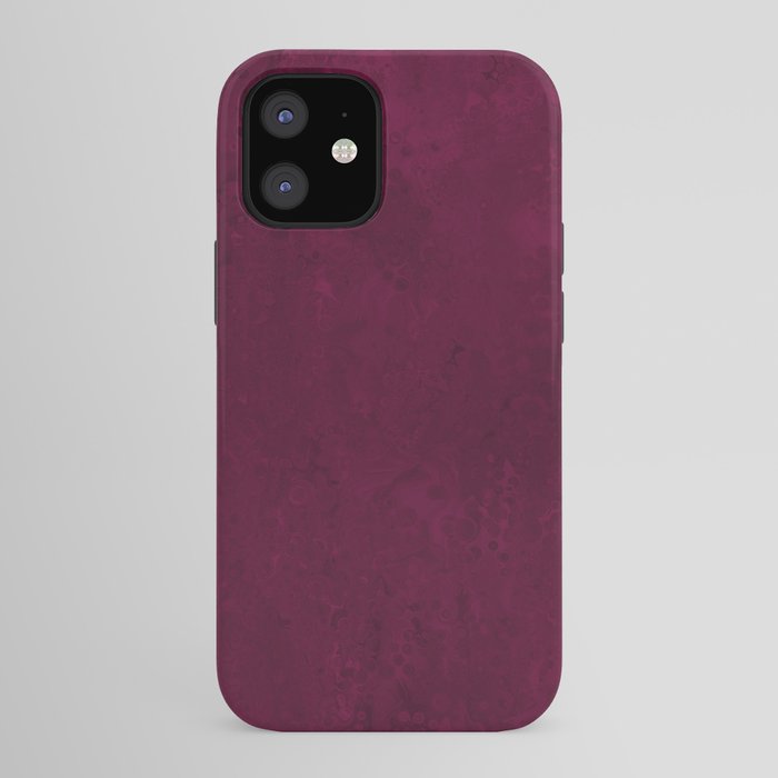 Hand painted modern abstract burgundy marble watercolor iPhone Case Gallery Image 41