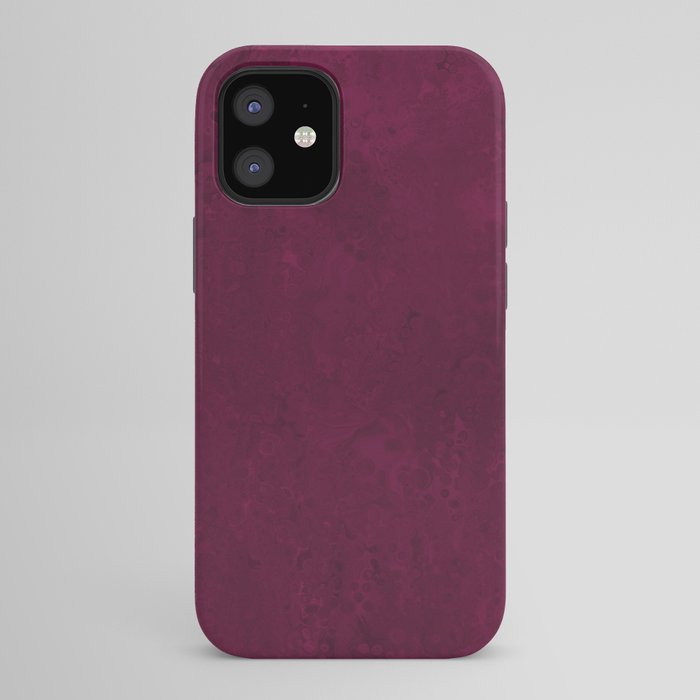 Hand painted modern abstract burgundy marble watercolor iPhone Case Gallery Image 42