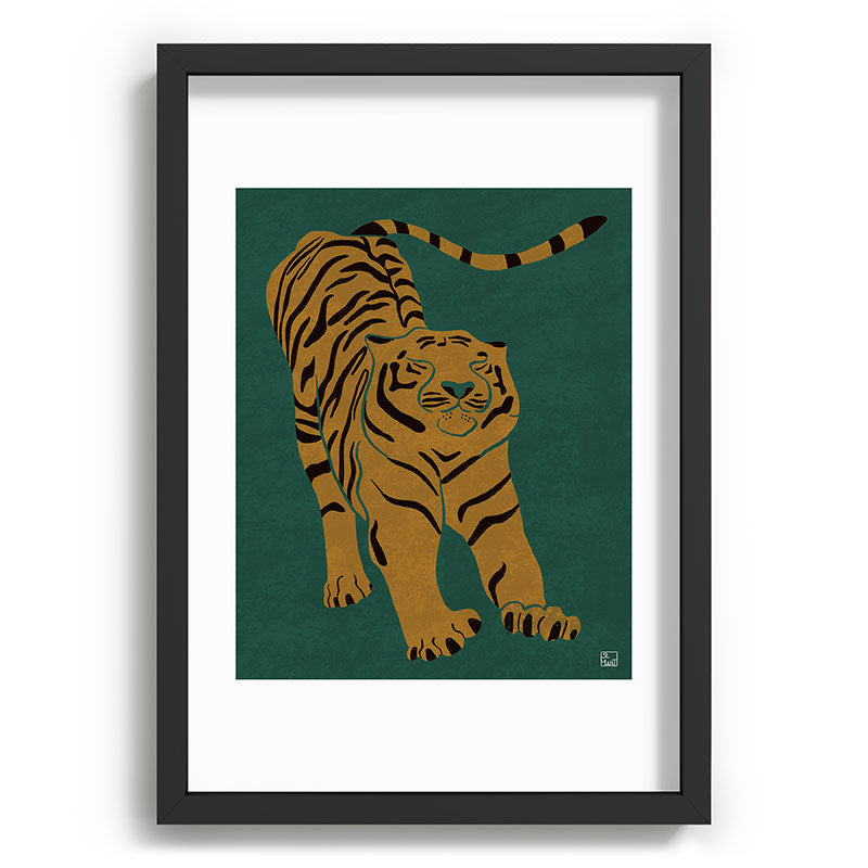 Tiger Doesn't Lose Sleep Framed Art Print Gallery Image 81